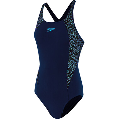 SPEEDO BOOMSTAR SPLICE FLY Women's Swimsuit (One Piece) Navy Blue/Blue 2020 0